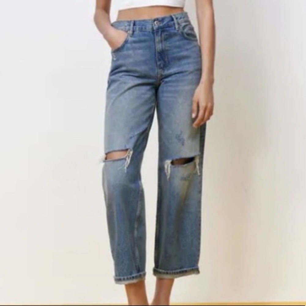 Zara dad jeans